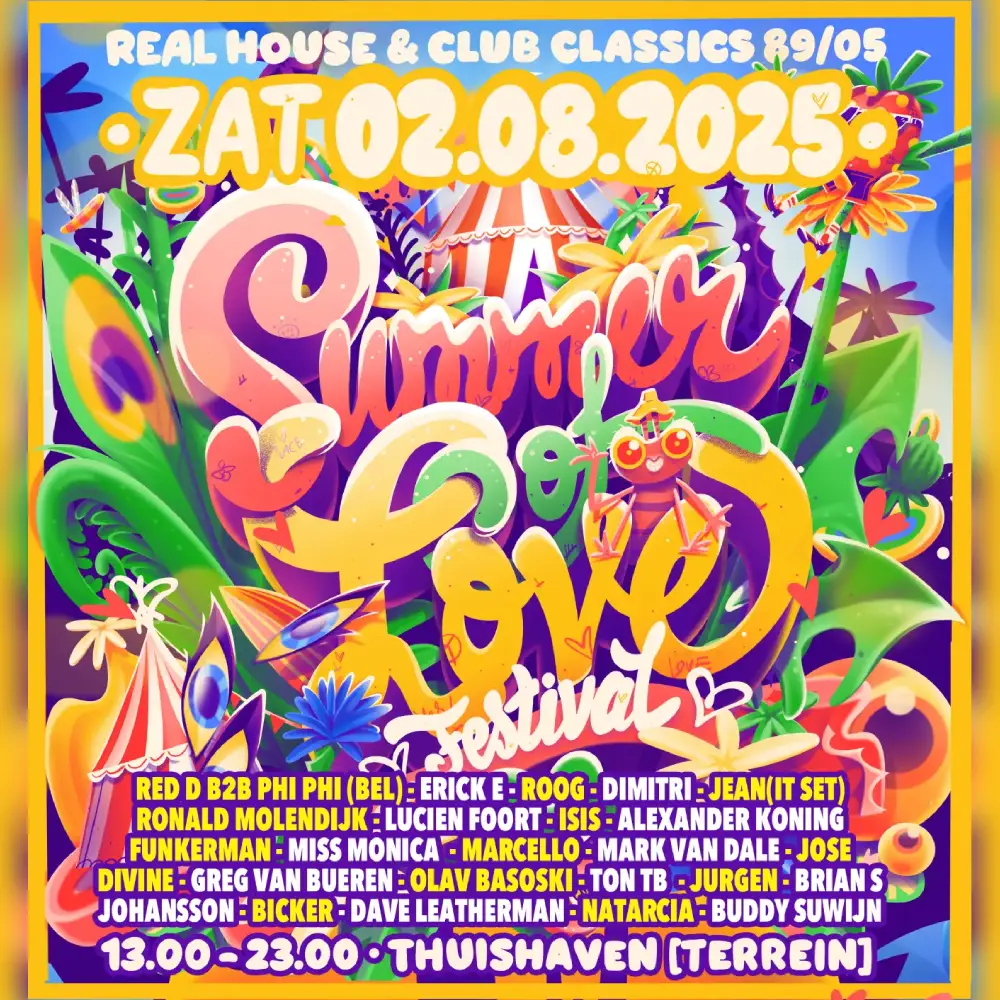 Amsterdam | Summer of Love Festival 2025 - Real house & club classics 89/05